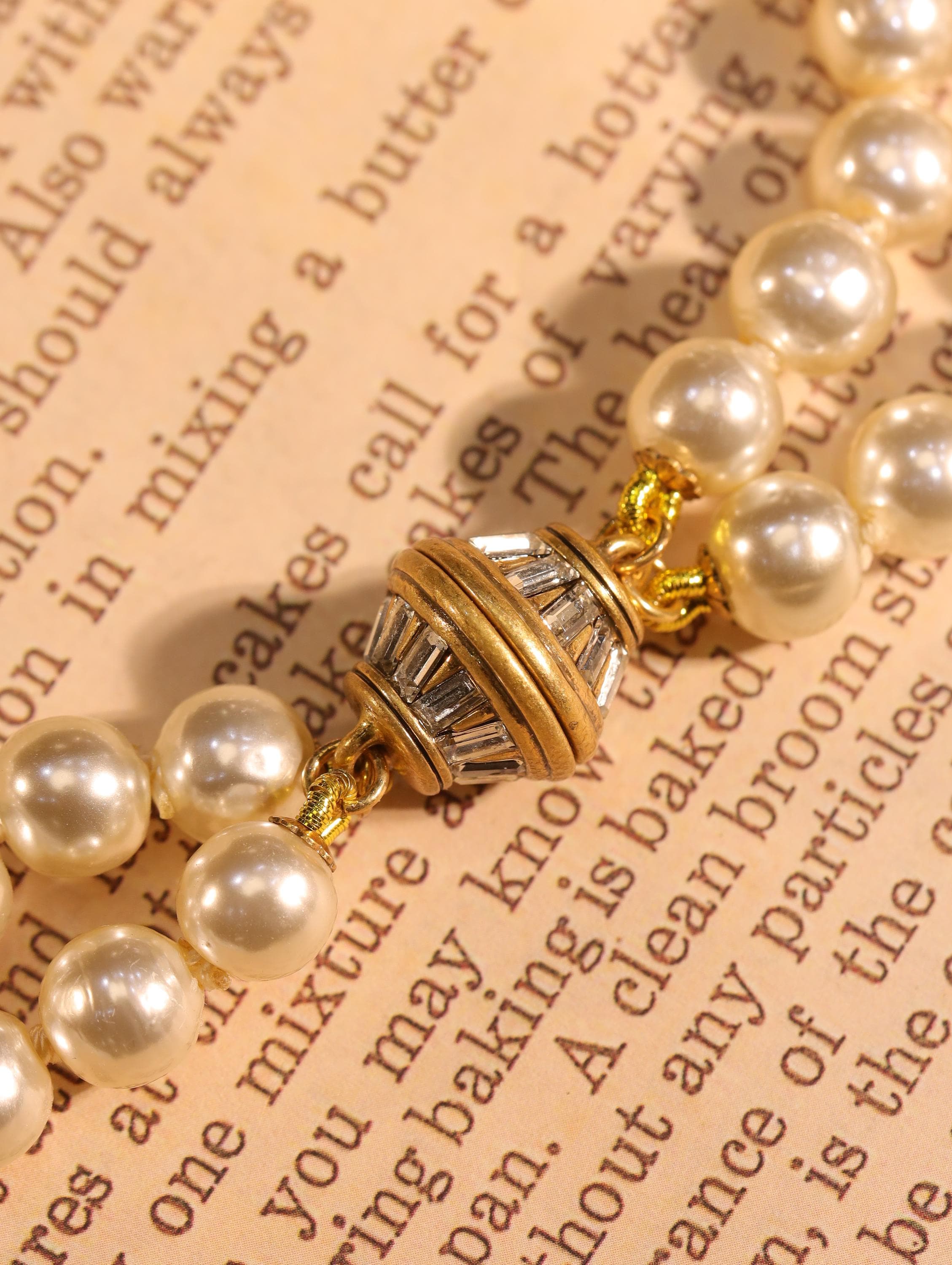 Handcrafted Baroque Floral Pearl Necklace Set, Swarovski Crystal Artisan Jewelry, Luxury Vintage Statement, Gala Bridal Jewelry Set