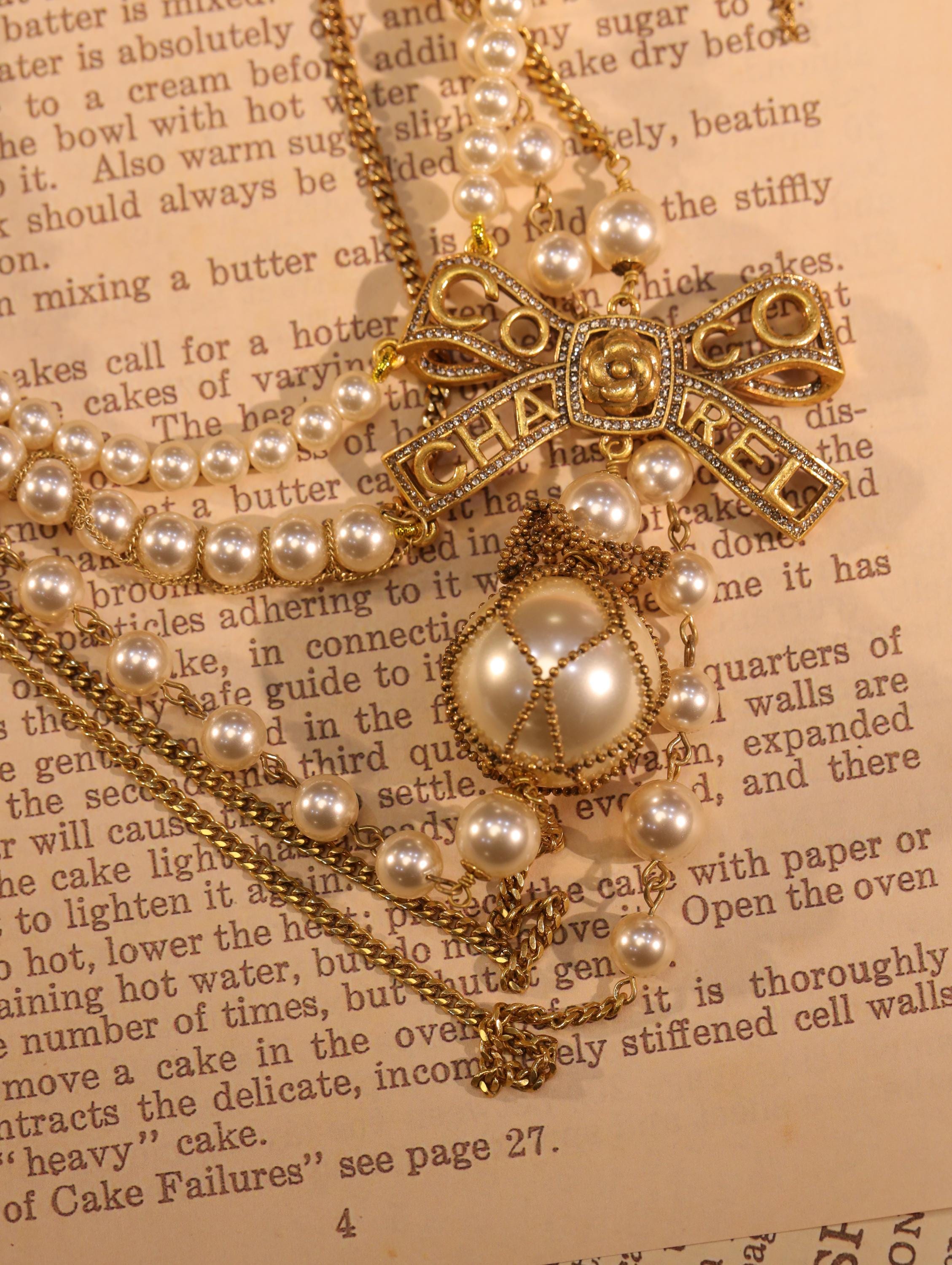 Luxury Baroque Pearl Necklace & Bow Earrings Set, Premium Handmade Jewelry, 18K Gold Plated, High-End Statement Bridal Jewelry