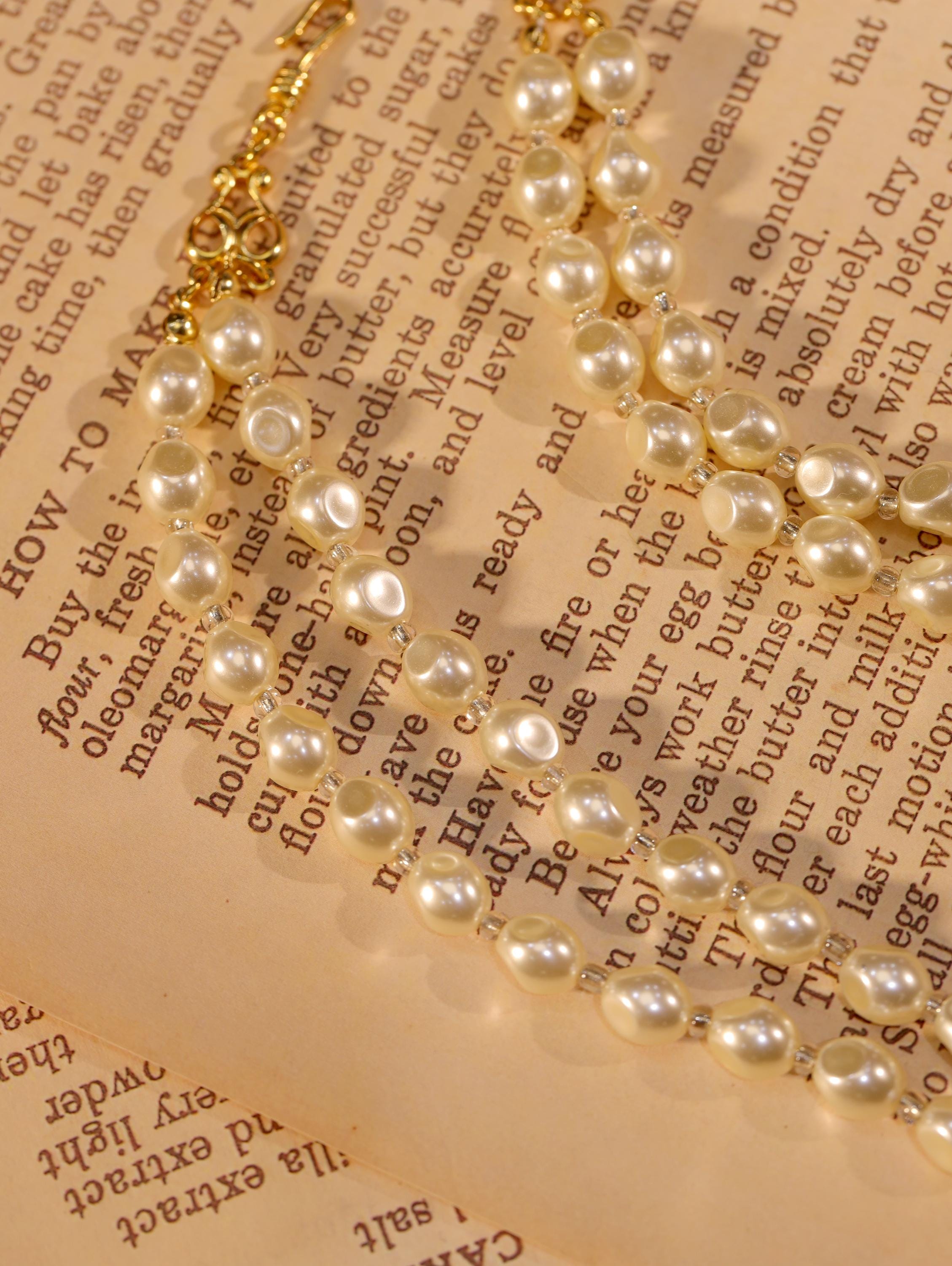 Swarovski Pearl & Crystal Necklace Set, Luxury Handcrafted 18K Gold Plated, Vintage Art Deco Jewelry, Statement Bridal Jewelry